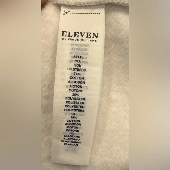 EleVen by Venus Williams Collegiate Sweatshirt Women's Size XS - Picture 6 of 8